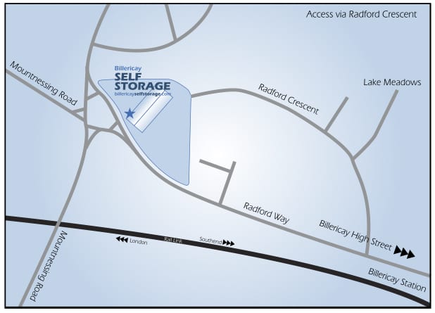 Self Storage Map